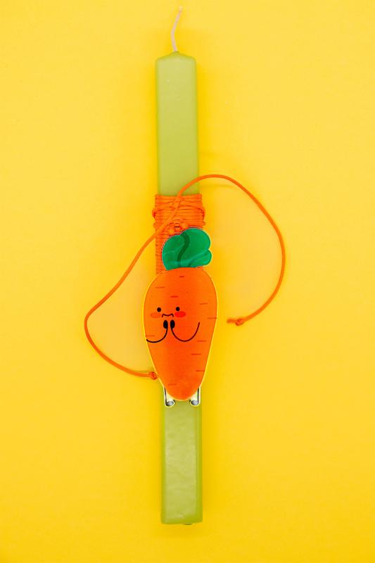 Sunny Carrot Easter Candle